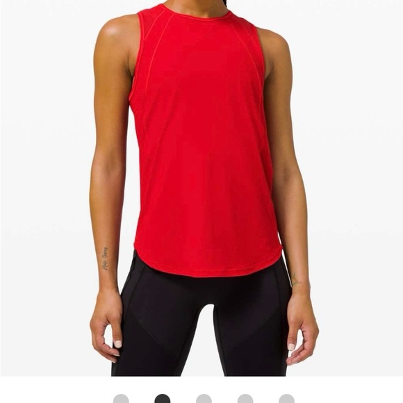 Lululemon Athletica Red Tank Top - Picture 4 of 5